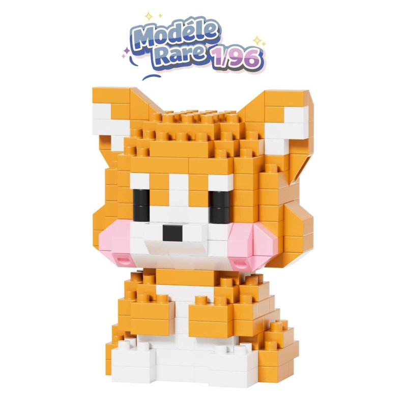 KAWAI BOX - Animal Zoo - Kit de Construction (6pcs) 165 à 205pcs