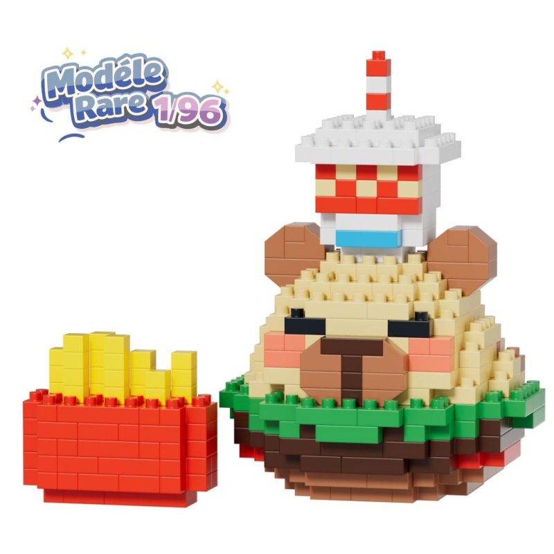 KAWAI BOX - Capybara Bakery - Kit de Construction (6pcs) 200 à 340pcs