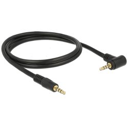 DeLOCK 84737 câble audio 1 m 3,5mm Noir