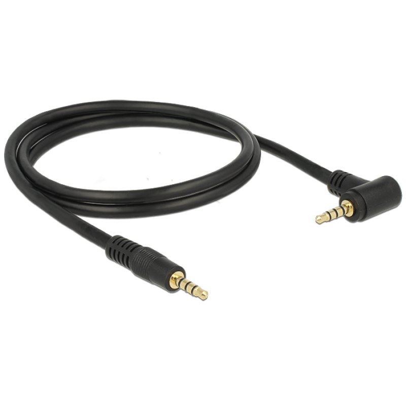 DeLOCK 84737 audio cable 1 m 3.5mm Black