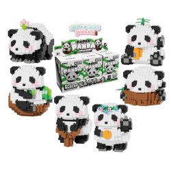 KAWAI BOX - Happy Panda - Kit de Construction (6pcs) 300 à 355pcs