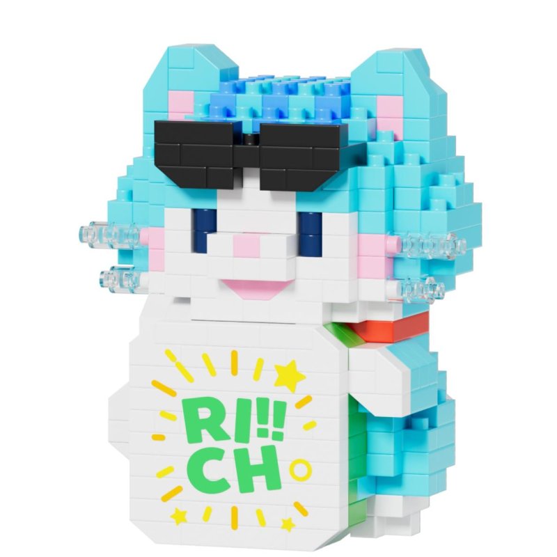 KAWAI BOX - Happy Cat - Kit de Construction (6pcs) 310 à 420pcs