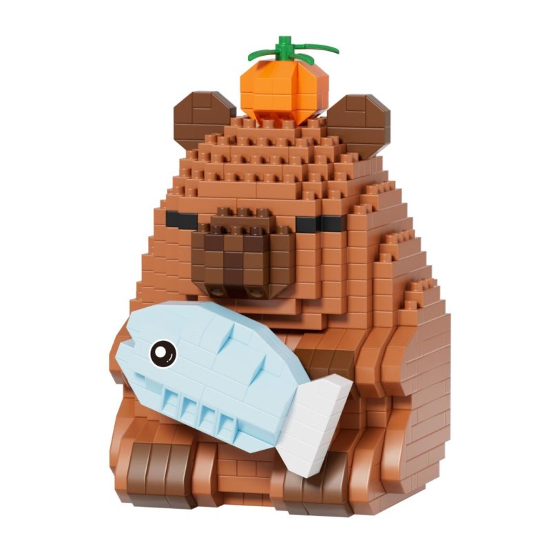 KAWAI BOX - Happy Capybara - Kit de Construction (6pcs) 405 à 615pcs