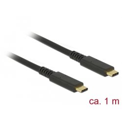 DeLOCK 85207 câble USB USB 3.2 Gen 2 (3.1 Gen 2) 1 m USB C Noir
