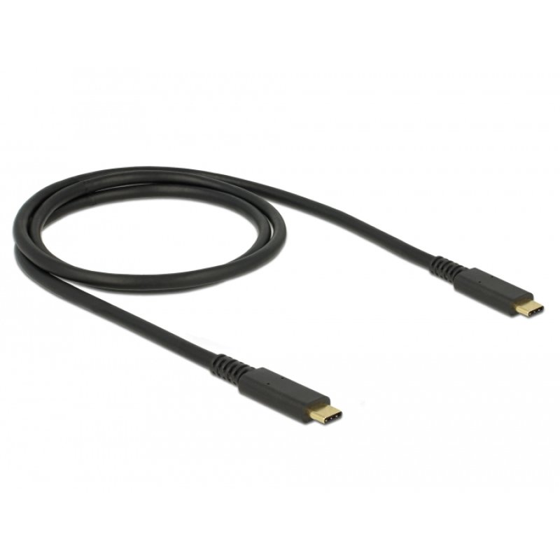 DeLOCK 85207 USB cable USB 3.2 Gen 2 (3.1 Gen 2) 1 m USB C Black
