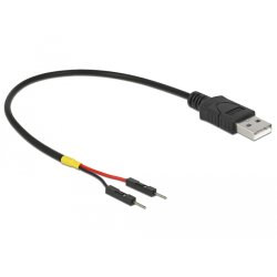 DeLOCK 85401 USB cable 0.2 m USB A Black