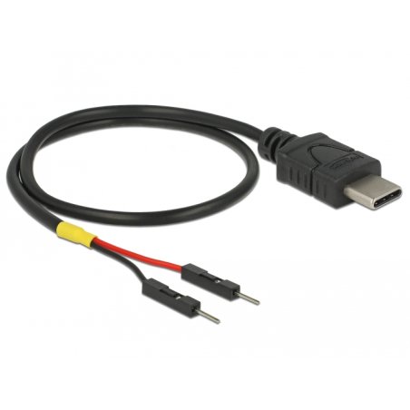 Delock USB Stromkabel Typ-C auf 2 x Pfostenstecker einzeln Strom 30 cm