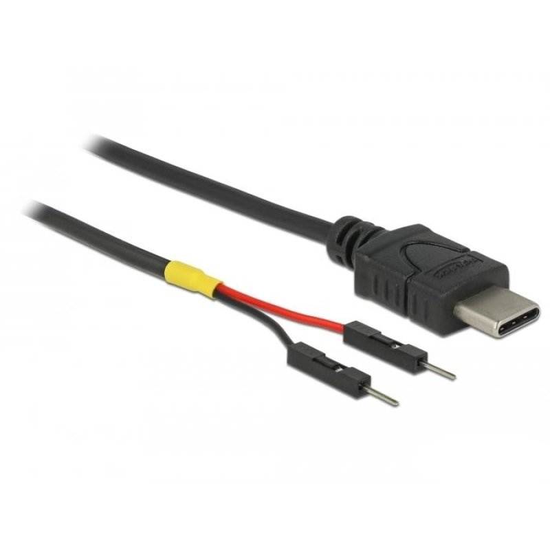 Delock USB Stromkabel Typ-C auf 2 x Pfostenstecker einzeln Strom 10 cm