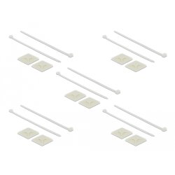 DeLOCK 18679 support d'attache-câble Blanc Nylon 10 pièce(s)