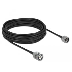 DeLOCK 90425 coaxial cable LMR195 10 m Black, Grey