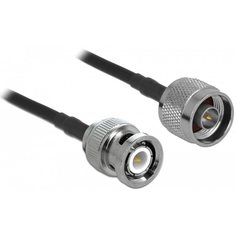 Delock Antennenkabel N Stecker zu BNC Stecker LMR195 10 m