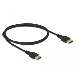 Delock DisplayPort Kabel 8K 60 Hz 1 m DP 8K zertifiziert ohne Einrastfunktion