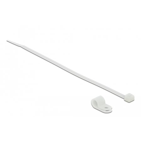 DeLOCK 18863 cable tie Screw mount cable tie Nylon White 10 pc(s)