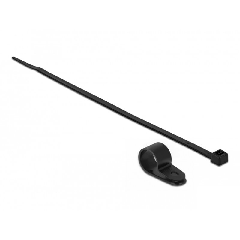 DeLOCK 18872 cable tie Ladder cable tie Nylon Black 10 pc(s)