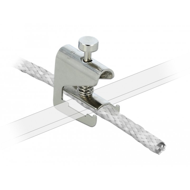 Delock Schirmklemme für Sammelschiene - Kabeldurchmesser 10 - 17 mm