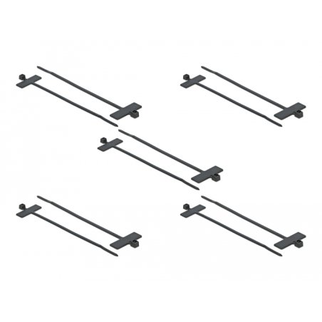 DeLOCK 18958 cable tie Parallel entry cable tie Polyamide Black 10 pc(s)