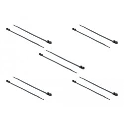 Delock Kabelbinder mit Befestigungsöse L 160 x B 4,8 mm schwarz 10 Stück