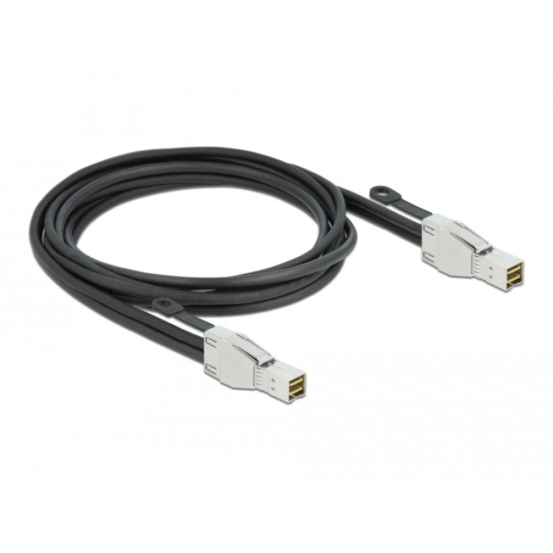 DeLOCK PCI Express Cable Mini SAS HD SFF-8674 to SFF-8674 2 m