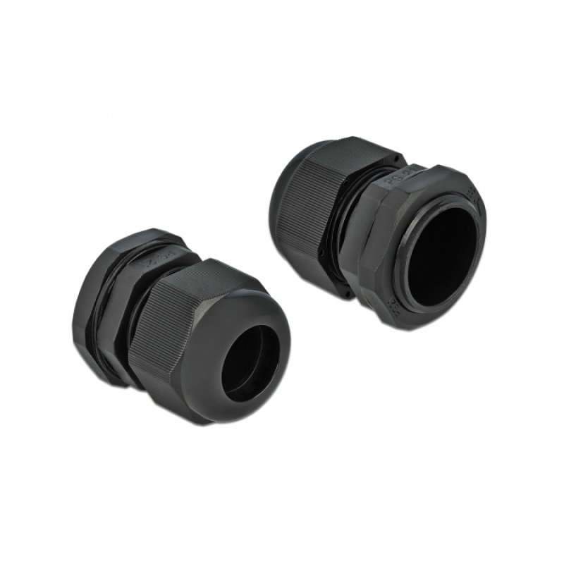 DeLOCK Cable Gland PG21 10 pieces black