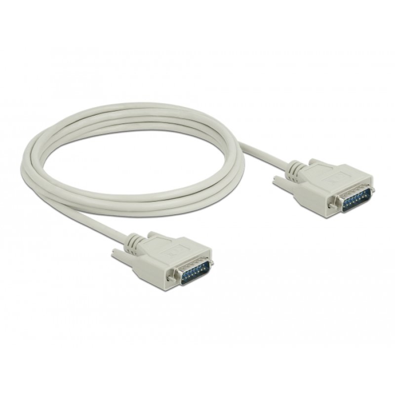 DeLOCK Serial Cable D-Sub15 male to male 3 m