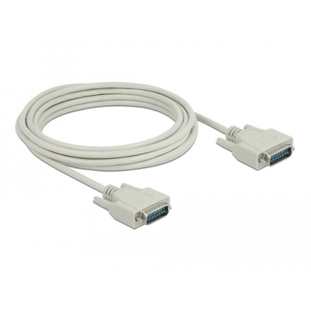 DeLOCK Serial Cable D-Sub15 male to male 5 m