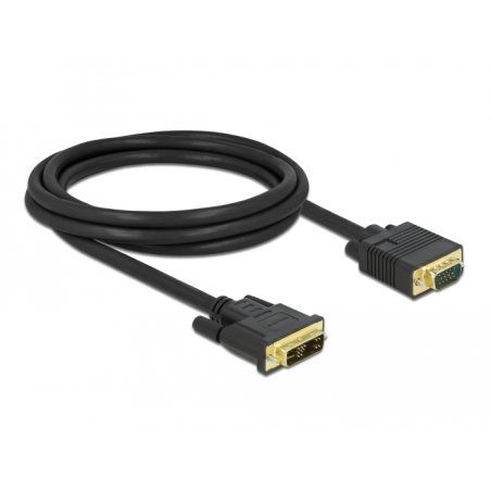 Delock Kabel DVI 12 5 Stecker zu VGA Stecker 2 m