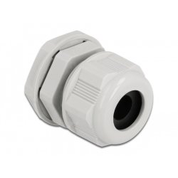 DeLOCK Presse-étoupe PG16 pour câble rond gris, 2 unités
