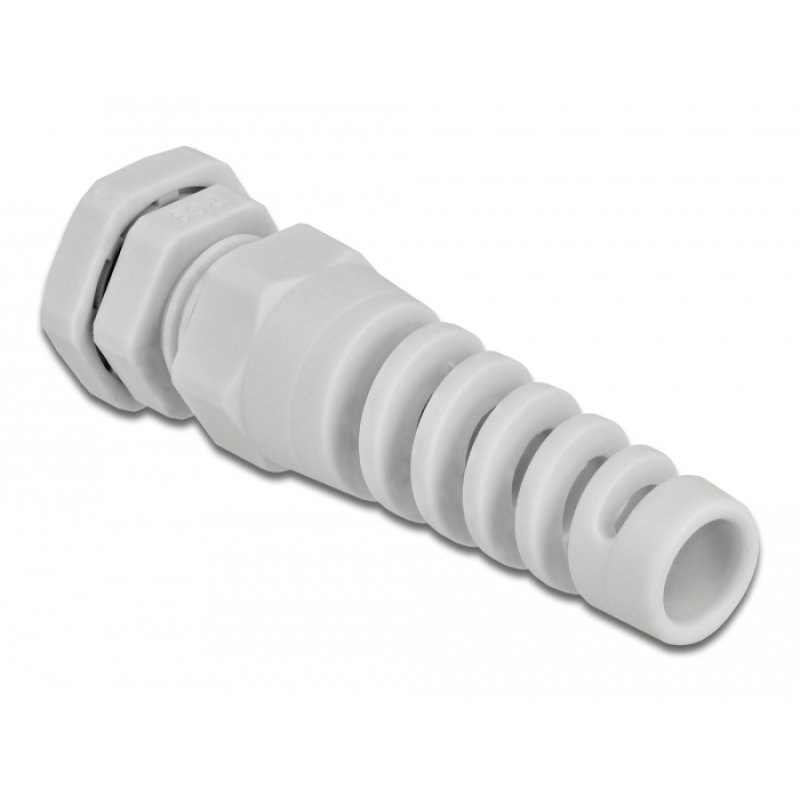 DeLOCK Cable Gland with strain relief PG9 grey