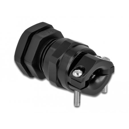 DeLOCK Cable Gland PG11 with strain relief and bending protection black