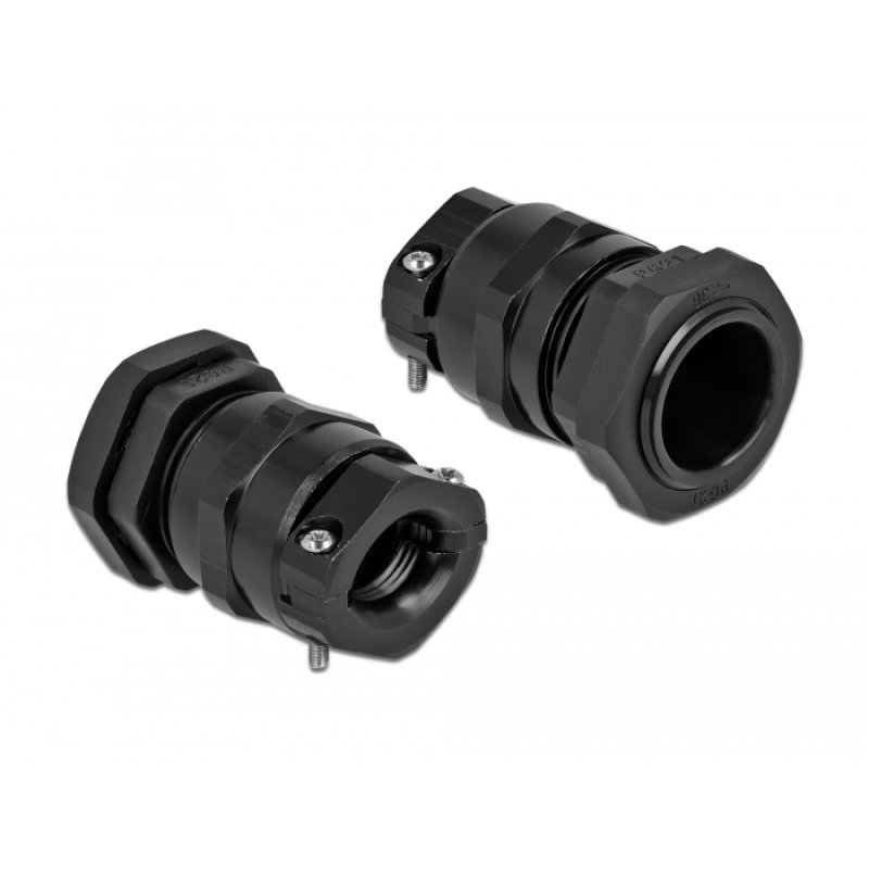 DeLOCK Presse-étoupe PG21 avec décharge de traction et protection de torsion, noir