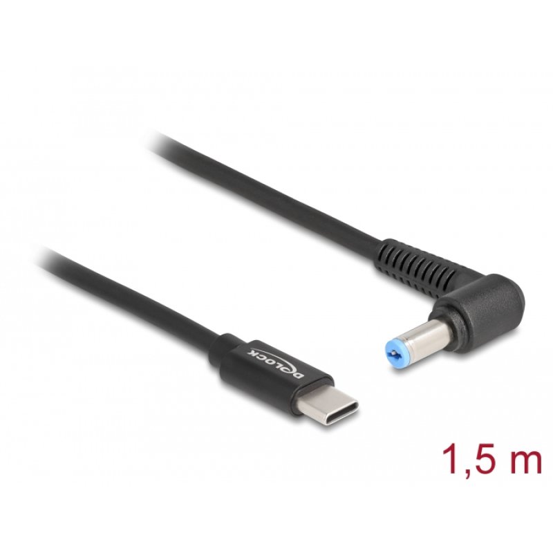 DeLOCK Câble de chargement de laptop USB Type-C mâle à Acer 5,5 x 1,7 mm mâle