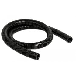 Delock Kabelschutzschlauch 1 m x 21,2 mm schwarz