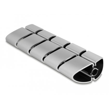 DeLOCK Mounting element for cable duct 75 x 45 mm 5 pieces silver
