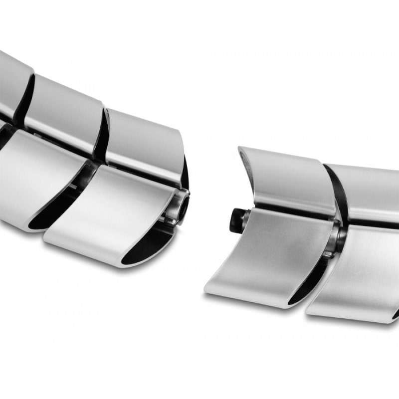 DeLOCK Cable Duct for desk 740 x 75 mm height adjustable silver