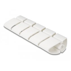 DeLOCK Elément de montage pour conduite de câble 75 x 45 mm, 5 unités, blanc