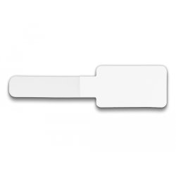 DeLOCK Mini Hook-and-Loop Cable Holder L 90 mm x W 24 mm self-adhesive 10 pieces white