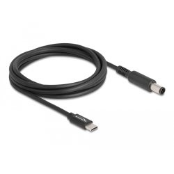 DeLOCK Câble de chargement de laptop USB Type-C mâle à Dell 7,4 x 5,0 mm mâle