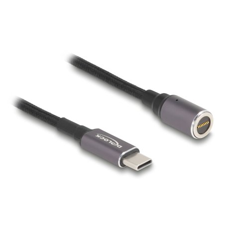 Delock Notebook Ladekabel USB Type-C™ Buchse zu magnetischem 8 Pin Konnektor 15 cm