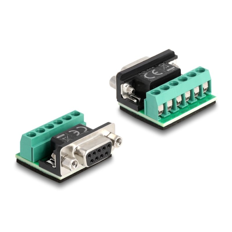 DeLOCK Adapter USB 2.0 Type-C to 1 x Serial RS-422/485 male with 6 pin terminal block 5 V 2 m