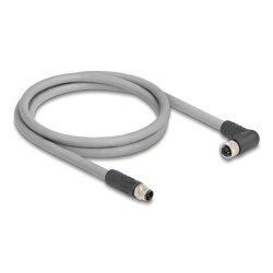 DeLOCK 80544 sensor/actuator cable 3 m RST M12 Grey
