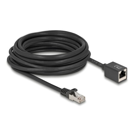 DeLOCK 90320 networking cable Black 1 m Cat6a S/FTP (S-STP)