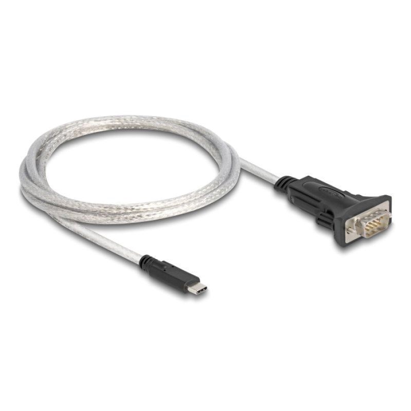 DeLOCK Adapter USB Type-C to 1 x Serial RS-422/485 male with 6 pin terminal block 5 V 1 m