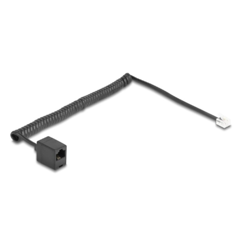 DeLOCK 88721 câble de téléphone 2 m Noir