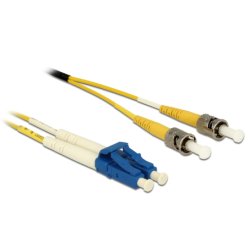 DeLOCK 84691 InfiniBand/fibre optic cable 5 m 2x LC 2x ST Yellow