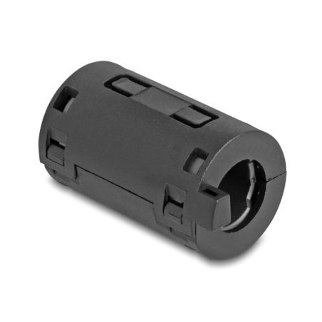Delock Ferritkern / Ferritring für Rundkabel 11 mm 2 Stück schwarz
