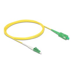 Delock Kabel Lichtwellenleiter LC-APC zu SC-APC Simplex Singlemode OS2 2 m