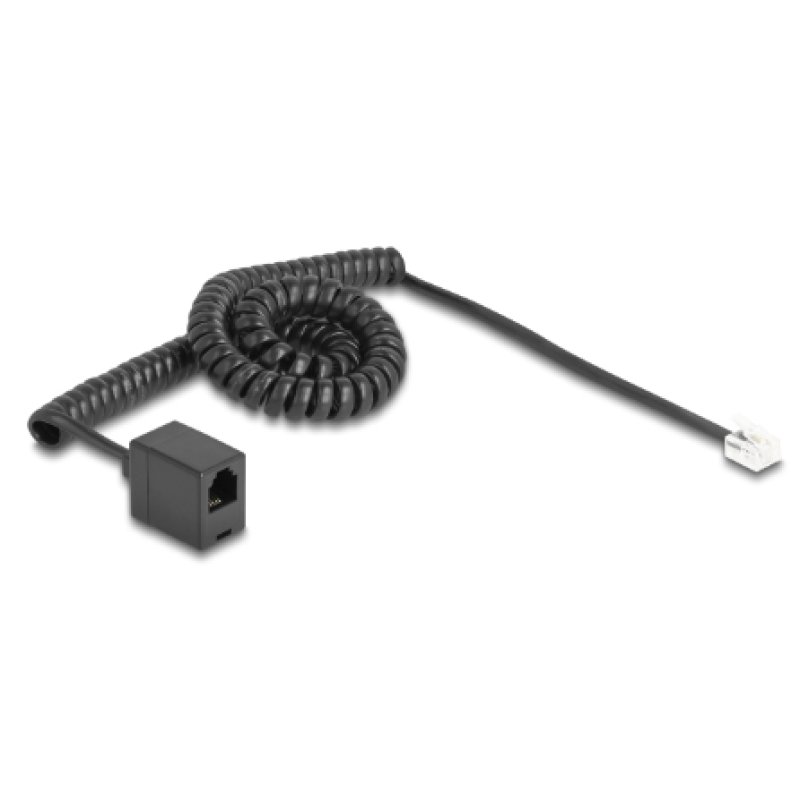 DeLOCK 90232 telephone cable 3 m Black