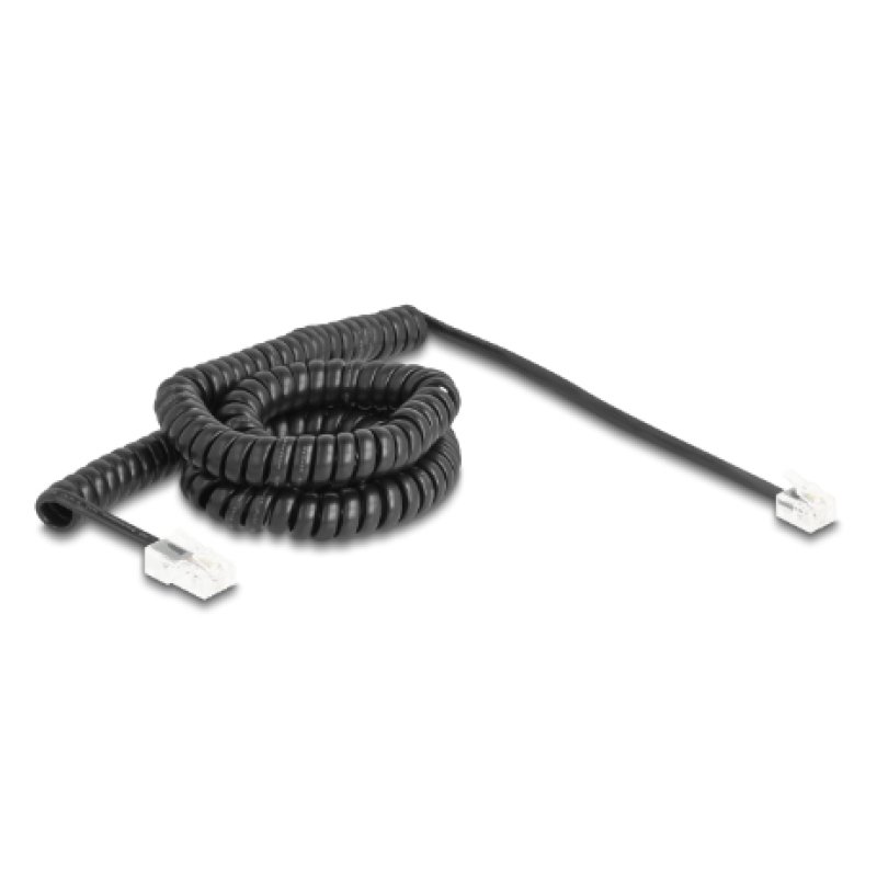 DeLOCK 88481 telephone cable 5 m Black