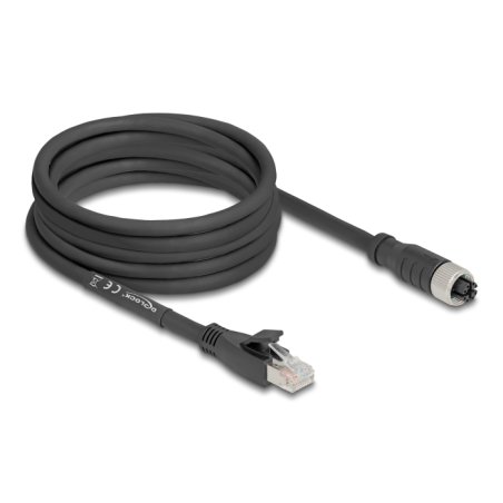 DeLOCK 80594 networking cable Black 5 m Cat5e S/FTP (S-STP)