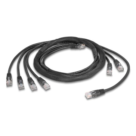 DeLOCK 90121 câble de réseau Noir 5 m Cat5e U/UTP (UTP)